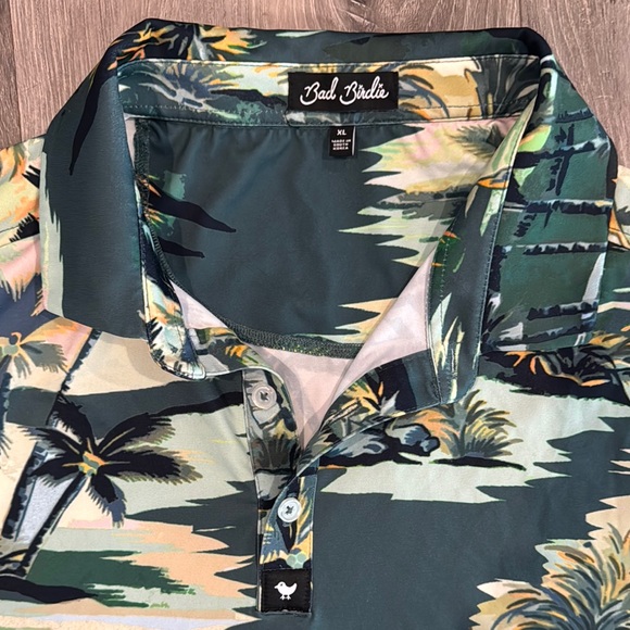 Bad Birdie Palm Golf shirt - size XL - Picture 2 of 4